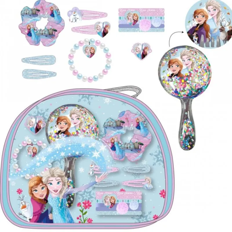 Cerdá Kids Disney Para Niñas|Accesorios Para El Pelo, Gafas De Sol Y Kits De Belleza Infantiles ^Set de Belleza Frozen con Accesorios y Neceser