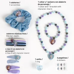 Cerdá Kids Disney Para Niñas|Accesorios Para El Pelo, Gafas De Sol Y Kits De Belleza Infantiles ^Set de Belleza Frozen: Encanto Mágico para Pequeñas Princesas