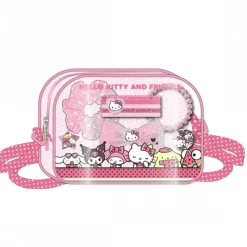Cerdá Kids Disney Para Niñas|Accesorios Para El Pelo, Gafas De Sol Y Kits De Belleza Infantiles ^Set de Belleza Hello Kitty con Bolsito Rosa