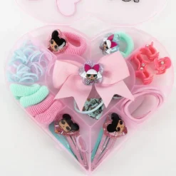 Cerdá Kids Accesorios Para El Pelo, Gafas De Sol Y Kits De Belleza Infantiles ^Set de Belleza LOL Caja Corazón de 20 Piezas para Niñas