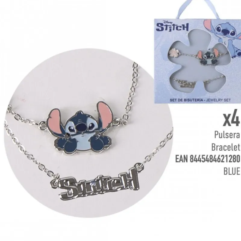 Best Set de Bisutería Stitch Disney - Collar y Pendientes Películas Y Personajes De Disney ·Lilo Y Stitch