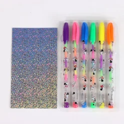 Online Set de Bolígrafos de Gel Minnie Mouse Multicolor con Estuche Brillante Disney Para Niñas|Para El Cole