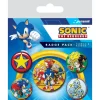 Pyramid International Regalos Y Coleccionismo Para Gamers - Cosas De Videojuegos Míticos^Set de Chapas Sonic The Hedgehog