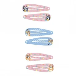 Outlet Set de Clips para el Pelo Bluey 6 Piezas - Multicolor Accesorios Para El Pelo, Gafas De Sol Y Kits De Belleza Infantiles
