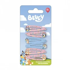 Outlet Set de Clips para el Pelo Bluey 6 Piezas - Multicolor Accesorios Para El Pelo, Gafas De Sol Y Kits De Belleza Infantiles