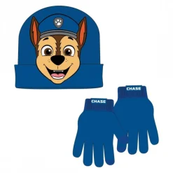 Hot Set de Gorro y Guantes Paw Patrol Chase Azul Acrílico Niños Ropa Y Téxtil: Cosas Que Ponerse Para Niños |Patrulla Canina