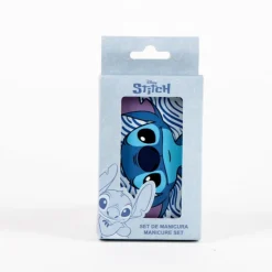 Cerdá Adult Películas Y Personajes De Disney ·Lilo Y Stitch|Cosmética Disney^Set de Manicura Stitch Cuidado Personal Azul
