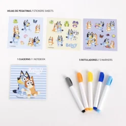 Clearance Set de Manualidades DIY Mochila Bluey 100% Poliéster Juguetes, Figuras Y Más Regalos Para Peques|Tiempo Libre Kids
