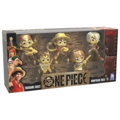 BOTI Figuras One Piece|Figuras^Set de Minifiguras One Piece Cofre del Tesoro 6,5 cm