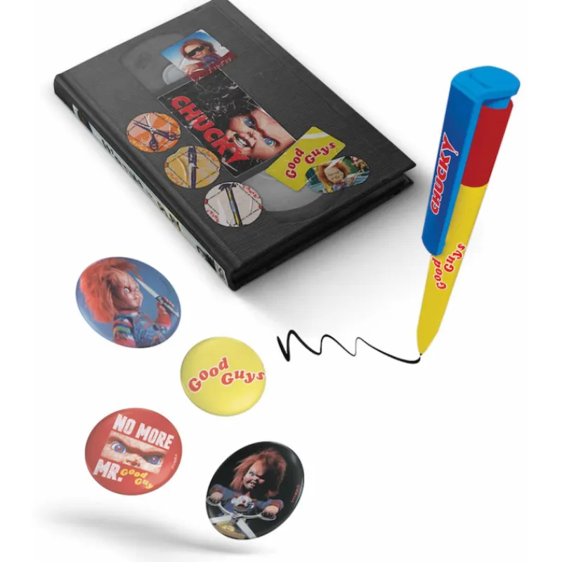 Sale Set de Papelería Chucky VHS Chucky Muñeco Diabólico