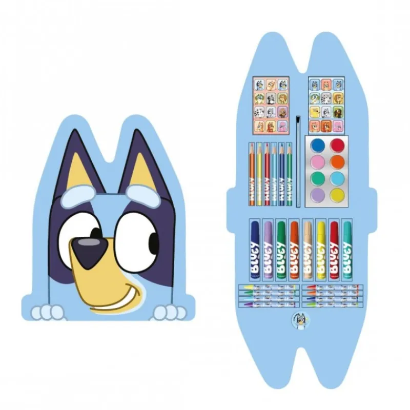 Cerdá Kids Para El Cole^Set de Papelería Coloreable Bluey Multicomposition