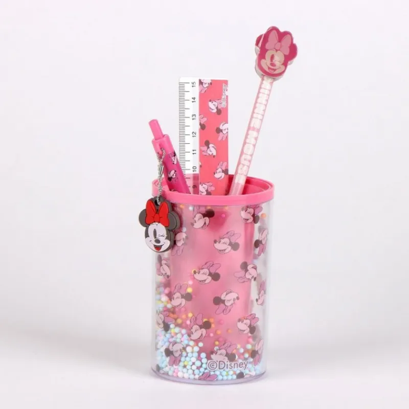 Cerdá Kids Disney Para Niñas|Para El Cole^Set de papelería con portalápices de Minnie Mouse multicolor