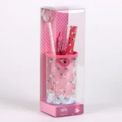 Cerdá Kids Disney Para Niñas|Para El Cole^Set de papelería con portalápices de Minnie Mouse multicolor