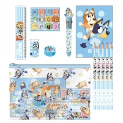 Online Set de Papelería Escolar Bluey con Estuche y Útiles Para El Cole