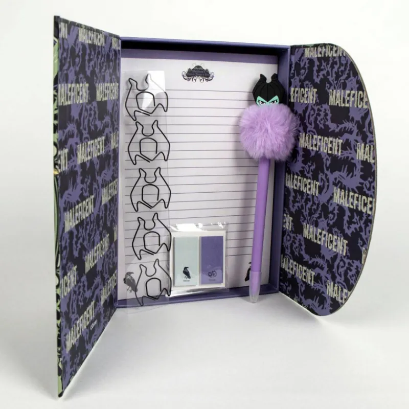Cerdá Adult Más Regalos De Disney|Películas Y Personajes De Disney ·Villanas Disney^Set de papelería Maléfica Villanas Disney