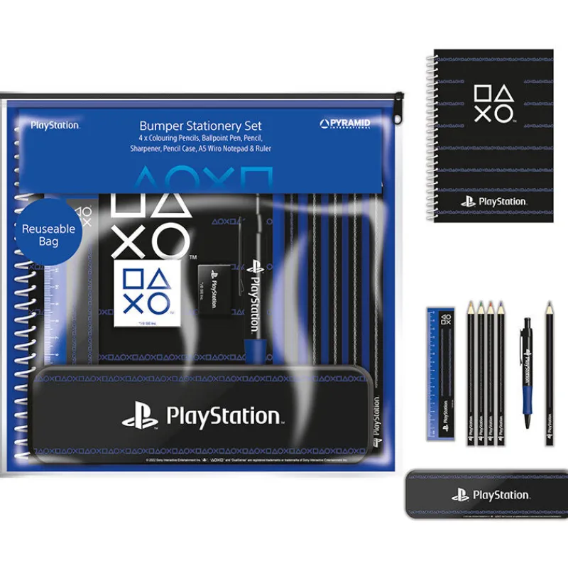 Clearance Set de papelería Playstation Regalos Y Coleccionismo Para Gamers - Cosas De Videojuegos Míticos