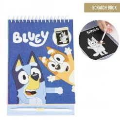 Cerdá Kids Para El Cole^Set de Papelería Scratch Book Bluey - 100% Papel