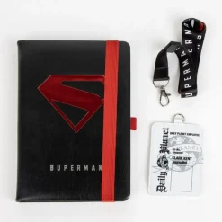Cerdá Adult Regalos De Superhéroes Dc^Set de Papelería Superman con Lanyard y Cuaderno