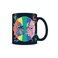 Paladone Products Películas Y Personajes De Disney ·Lilo Y Stitch|Ropa Stitch^Set de Taza, Posavasos y Llavero de Stitch y Ángel Lilo y Stitch