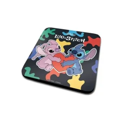 Paladone Products Películas Y Personajes De Disney ·Lilo Y Stitch|Ropa Stitch^Set de Taza, Posavasos y Llavero de Stitch y Ángel Lilo y Stitch