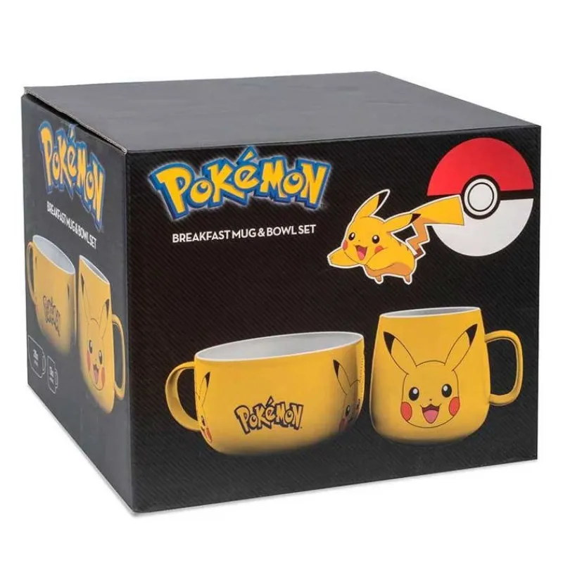 Abystyle Pikachu|Más Regalos De Pokemon^Set de Tazas Desayuno Pokemon Pikachu