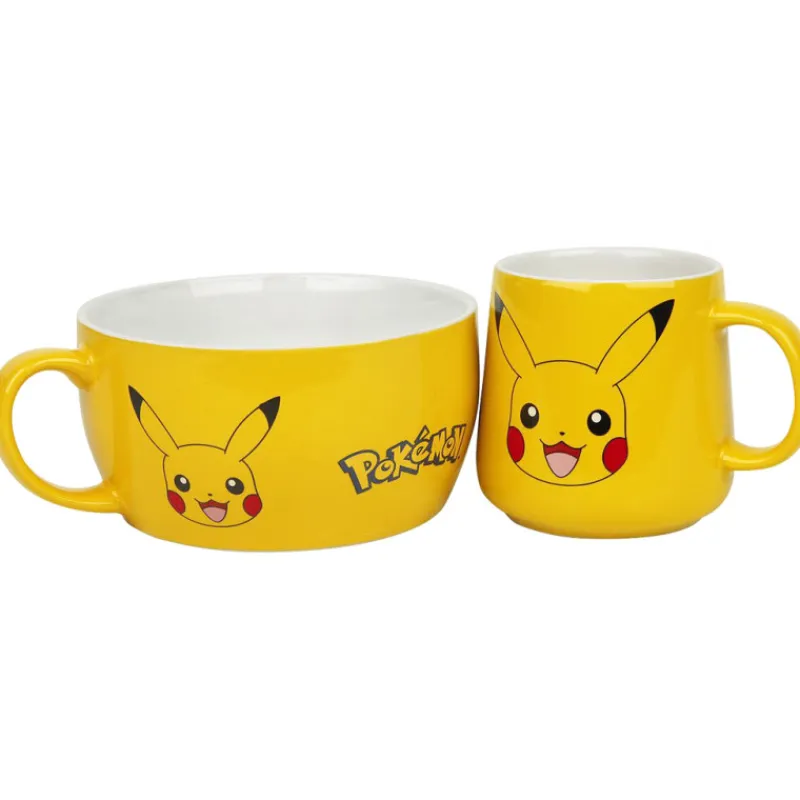 Abystyle Pikachu|Más Regalos De Pokemon^Set de Tazas Desayuno Pokemon Pikachu