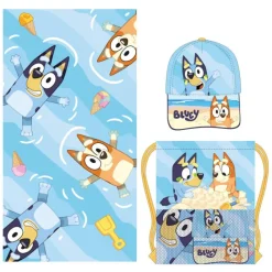 Clearance Set de Toalla y Saquito Bluey Niños Ropa Y Téxtil: Cosas Que Ponerse Para Niños