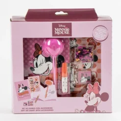 New Set Diario Minnie Mouse Multicomposition Multicolor Disney Para Niñas|Para El Cole