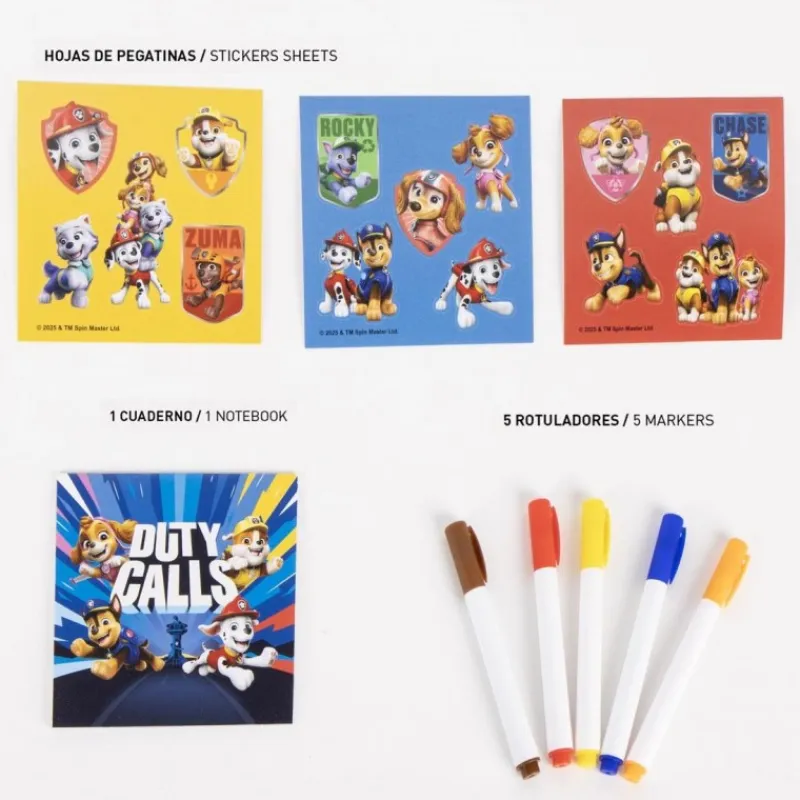 Clearance Set DIY Mochila Paw Patrol Color Azul 100% Poliéster Juguetes, Figuras Y Más Regalos Para Peques|Juegos, Peluches Y Chuches