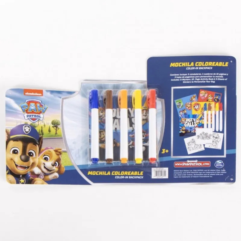 Clearance Set DIY Mochila Paw Patrol Color Azul 100% Poliéster Juguetes, Figuras Y Más Regalos Para Peques|Juegos, Peluches Y Chuches