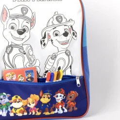 Clearance Set DIY Mochila Paw Patrol Color Azul 100% Poliéster Juguetes, Figuras Y Más Regalos Para Peques|Juegos, Peluches Y Chuches