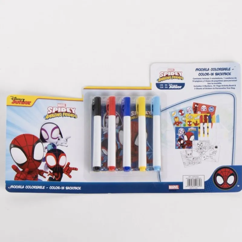 Best Set DIY Mochila Spidey Manualidades 100% Polyester - Roja Niños Marvel Y Dc Para Niños|Tiempo Libre Kids