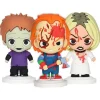 Best Set Figuras Pokis Familia Chucky 7 cm de Chucky Muñeco Diabólico|Coleccionismo De Miedo Y Terror