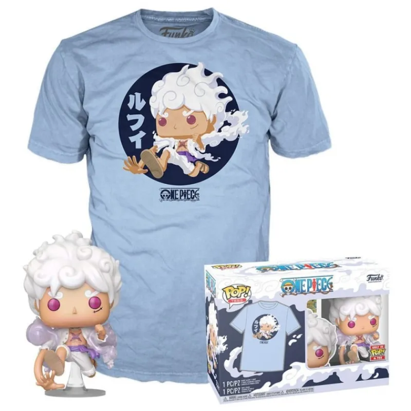 Otros Fabricantes Cosas De Luffy One Piece|Ropa One Piece^Set Funko POP! y Camiseta Luffy Fifth Gear One Piece