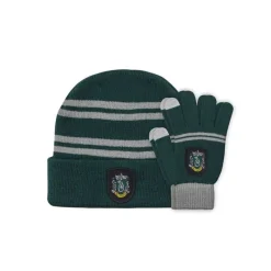 Niños Cinereplicas Harry Potter Para Niños|Slytherin^Set Gorro y Guantes de Slytherin para niño Harry Potter