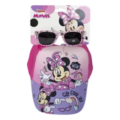 Niños Cerdá Kids Disney Para Niñas|Ropa Y Téxtil: Cosas Que Ponerse Para Niños ^Set infantil de Gorra y Gafas de Sol Minnie