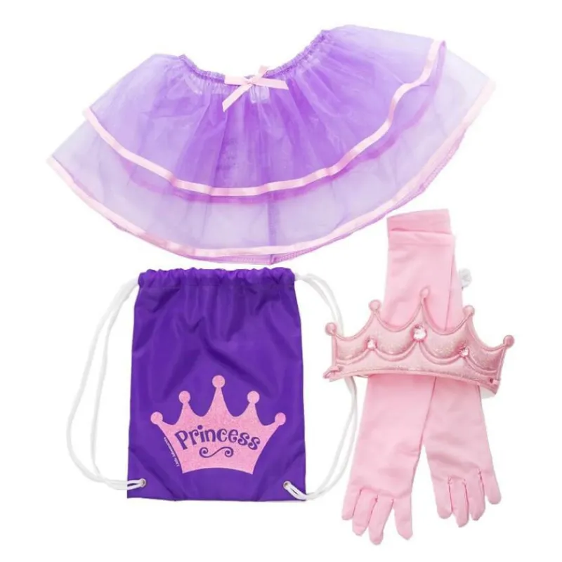 Disfrazzes Sombreros Y Cascos Para Disfraces ^Set infantil de Princesa en mochila