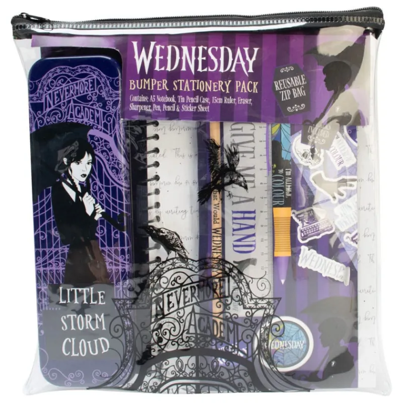 Set Papelería Bumper Wednesday (Miércoles) Miércoles Addams