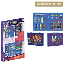 Online Set Papelería Coloreable Sonic Para El Cole