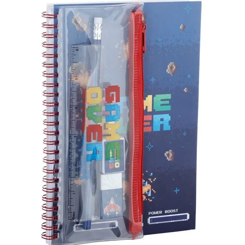 Puckator Regalos Y Coleccionismo Para Gamers - Cosas De Videojuegos Míticos|Descuentos Gaming^Set Papeleria Game Over Retrogaming