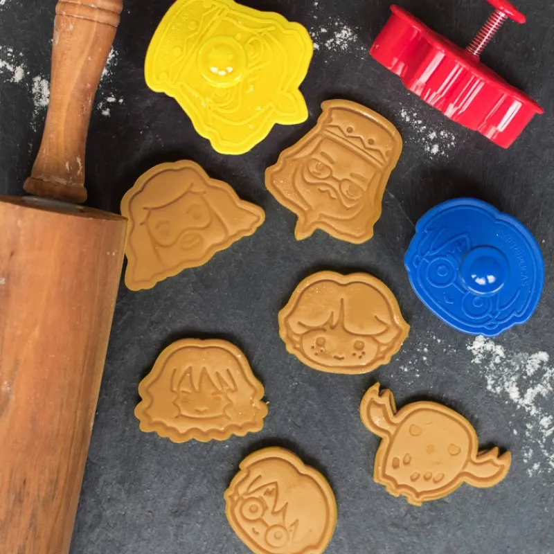 Cinereplicas Harry Potter Hogar^Set sellos para Galletas Harry Potter Kawaii