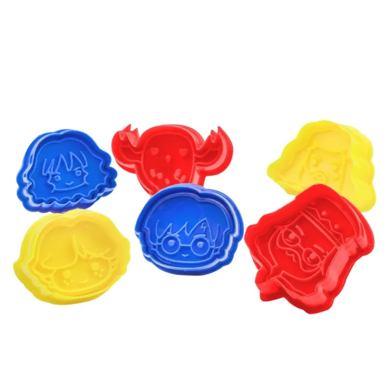 Cinereplicas Harry Potter Hogar^Set sellos para Galletas Harry Potter Kawaii