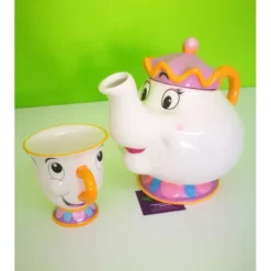 Sale Set Sra. Potts y Chip Taza y Tetera La Bella y la Bestia Películas Y Personajes De Disney ·La Bella Y La Bestia|Disney Hogar