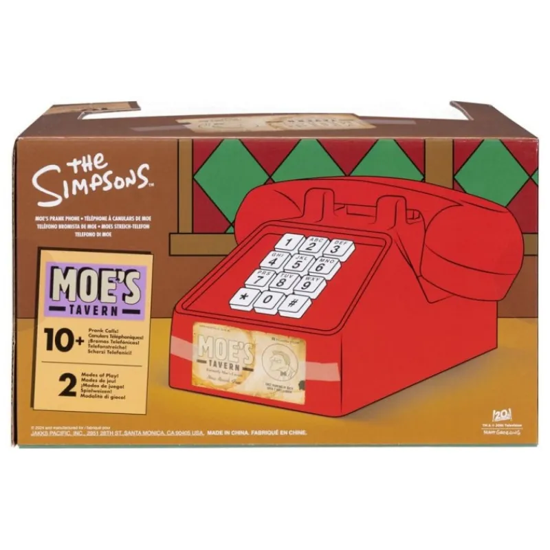 Jakks Pacific Simpsons Y Futurama^Simpsons Réplica Juego de Rol Dual Moe's Prank Phone *Edición Inglés*