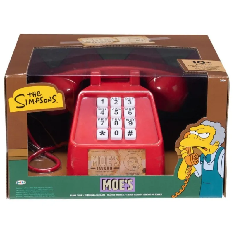 Jakks Pacific Simpsons Y Futurama^Simpsons Réplica Juego de Rol Dual Moe's Prank Phone *Edición Inglés*