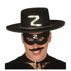 New Sombrero de héroe enmascarado de fieltro negro Sombreros Y Cascos Para Disfraces