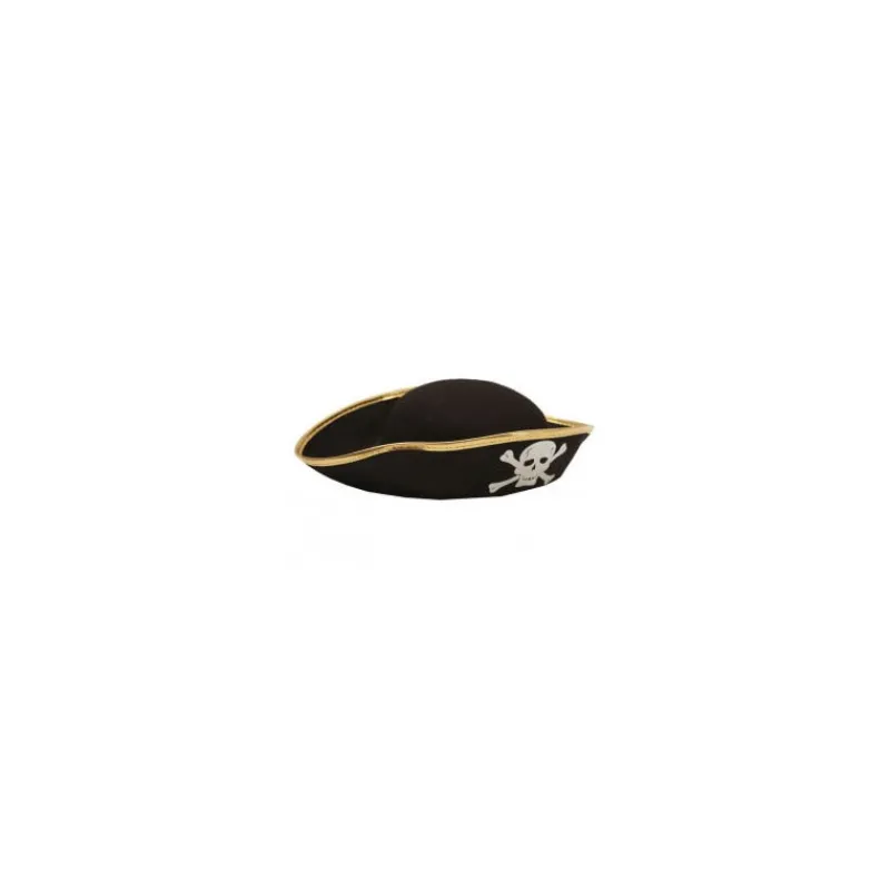 Disfrazzes Sombreros Y Cascos Para Disfraces |Disfraces Unisex^Sombrero Pirata de fieltro para niños