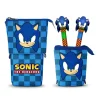 KaracterMania Para El Cole^Sonic The Hedgehog Estuche Portatodo Cute + 2 Bolígrafos de Gel Borrables