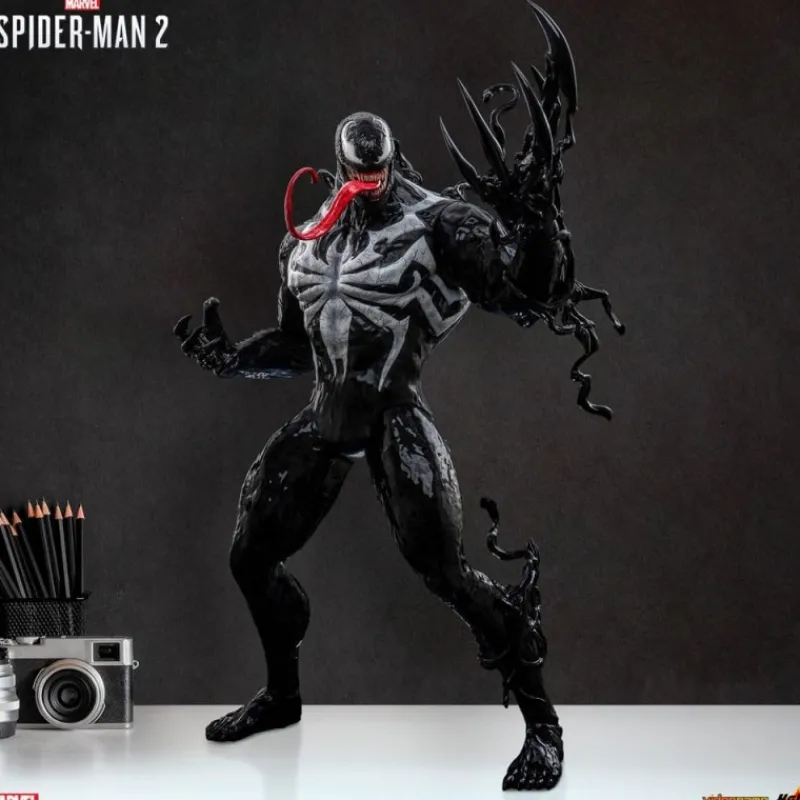 Hot Toys Cosas De Villanos Marvel|Superhéroes Marvel^Spider-Man 2 Figura Videogame Masterpiece 1/6 Venom 53 cm