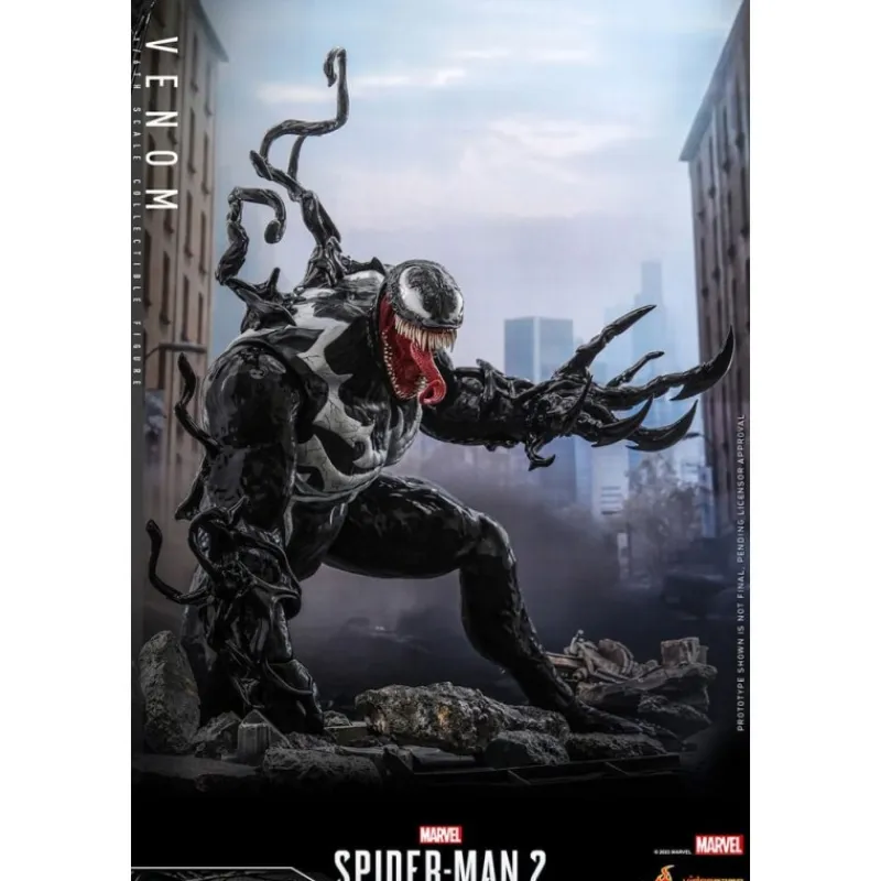 Hot Toys Cosas De Villanos Marvel|Superhéroes Marvel^Spider-Man 2 Figura Videogame Masterpiece 1/6 Venom 53 cm
